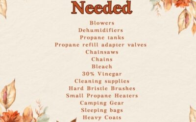 Needed Items – Foothills Community Chapel